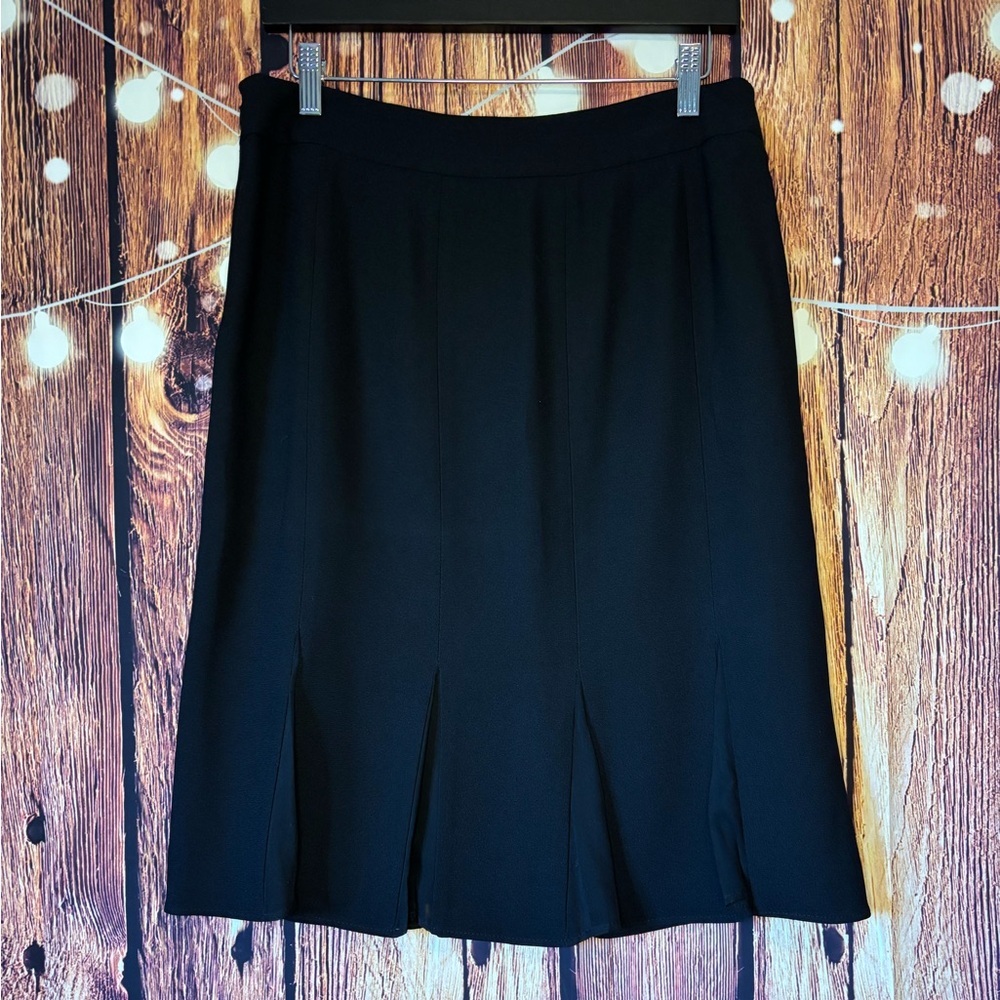 Jones New York Classic Black A-Line Skirt